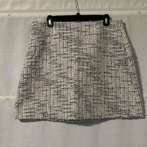 Super cute Boucle mini skirt lavender, sage and black